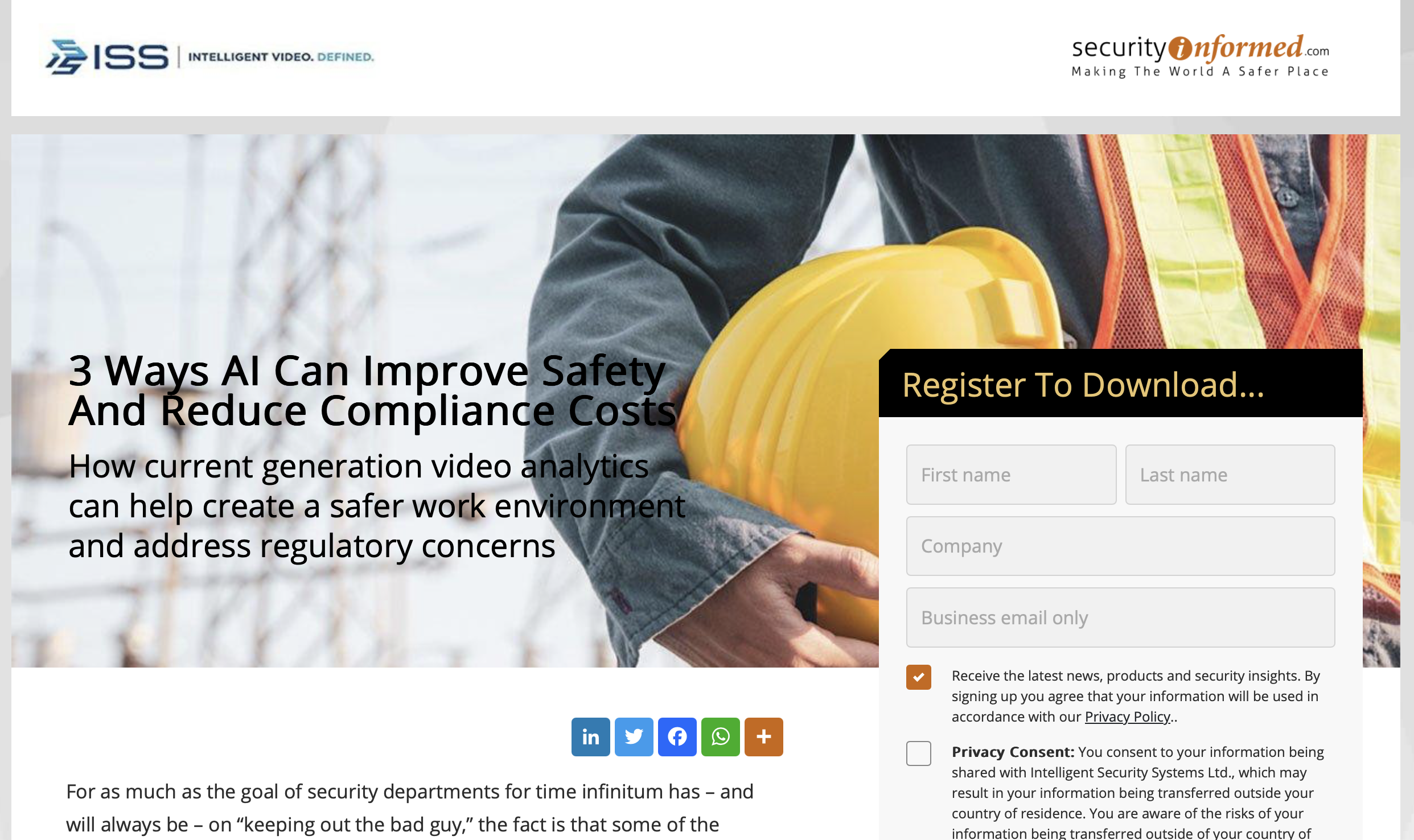 3 Ways AI Can Improve Safety and Reduce Compliance Costs